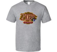 The Legend Of Zelda Oracle Of Seasons Retro Video Game T Shirt Unisex T-Shirt XXXXL gray