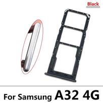 Dual SIM Card Tray for Samsung A14/A145/A146 & A32 4G/5G Models black