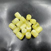 Second Gen DIY Amber Beeswax Beads: Ping'an Buckle, Abacus, Barrel, Irregular Rice Styles yellow