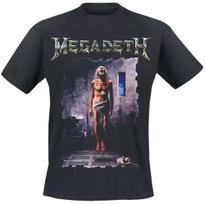 Megadeth Countdown To Extinction Asylum Logo Print Cotton Vintage T-Shirt Thrash Metal Streetwe L gray