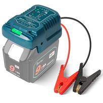 Waitley avarinis paleidėjas, suderinamas su Makita 18V baterija, 12V transporto priemonėms, maitinimo šaltinis, po transporto priemonės prijungimo, aptikimo laidai, variklio paleidimas, 12 mėnesių gray