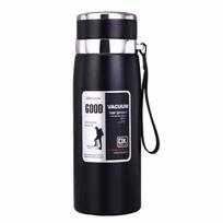Stainless Steel Insulated Water Bottle 800/1000ml Coffee Tumbler  Kitchen Supplies 1000ml sidabras