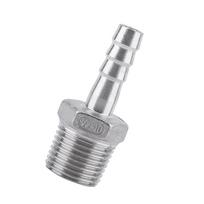 Barb Fuel Hose Joiner BSP Hose Tail Fitting Stainless Steel Connector (1 2 x10mm)