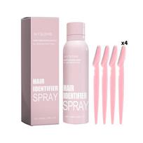 Facial Hair Spray With Moisturizing Care For Men And Women white