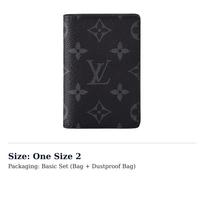 LOUIS VUITTON Organizatoriaus kišenė 5 vidinės kišenės Monogram Eclipse Juoda/Pilka M61696 One Size 3