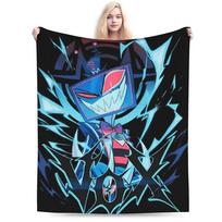 Hazbins Hotels Vox Solo Metal Blanket Super Soft  Throw Blanket Winter Girls Living Room Travel Office Bedspread 75cm*90cm