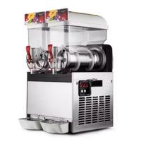 SIHAO 15L×2 Double Tank Slushy Machine 700W Commercial Frozen Drink Maker, Independent Mixing Switches Multifunctional for for Shop Ice Drink Making