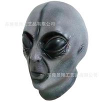 Ateivių kaukė UFO51Helovino siaubo pilno veido latekso kaukė vakarėlio galvos apdangalas Green tentacled alien