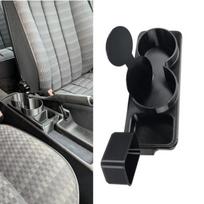 1 vnt. Suderinamas su Mercedes-Benz W201 190E Priekinės centrinės konsolės puodelių laikiklis su erdviu vandens / gėrimų laikikliu JuodasGeras produktas kaip parodyta spalva