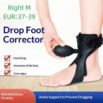 1Pcs Afo Brace Drop Foot Brace Orthosis Adjustable Ankle Foot Orthosis For Stroke Monoplegia Foot Drop And Inversion Correction as the picture beige