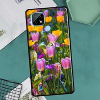 Spring Tulips Flower For Realme GT Neo 2 3 Master 8i 9i 8 9 Pro Plus C35 Case For OnePlus 9 10 Pro 9R 10R Nord2 Realme 9 5G pink
