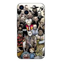Black tpu case for iphone 5 5s se 2020 6 6s 7 8 plus x 10 XR XS 11 12 13 mini pro MAX back cover Horror Movie iphone 5 5S SE 2016 black