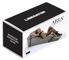Liberator Aria Bondage Bench 18" Grey - Ergonomic Restraint System