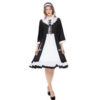 Maid Performance Costume Anime Character Performance Costume Japanese Catwoman Uniform Apron Maid Costume S black
