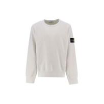 Stone Island Sweatshirt Logo Patch Round Neck Pullover Kids tops Gray 781661340-V0061 8 gray