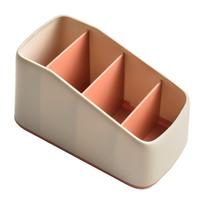 Desktop Tidy Organizer TV Remote Control Holder Table Storage Box Daily Use pilka spalva