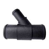 35mm 20mm Tee Y Way Heater Hose Barb Connector Water Pipe Coolant Fitting Adapter Black Plastic gray