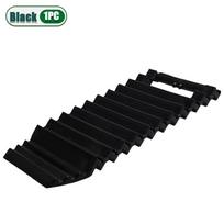 Universal Car Tire Traction Mat Portable Anti Skid Wheel Pad Ladder for Snow Ice Emergency Non Slip Tire Grip Plate for Vehicles black