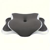 Memory foam pillow, ergonomic cervical support pillow, slow rebound pillow, suitable for side and back sleeping, pillowcase is removable and washable. D white