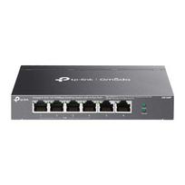 TP-LINK Omada DS106P network switch Unmanaged Fast Ethernet (10/100) Power over Ethernet (PoE) Black