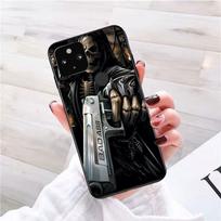 Grim Reaper Skull Phone Case for Google Pixel 7 Pro 7 6A 6 Pro 5A 4A 3A Pixel 4 XL Pixel 5 6 4 3 XL 3A XL 2 XL Google Pixel 7 Pro black