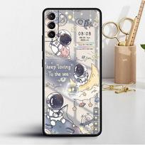 Astronaut Cartoon Soft Case For Samsung Galaxy S22 S20 FE S21 S10 S9 Plus S8 Note 20 Ultra 10 Lite Phone Cover Shell Samsung Note 9 gray