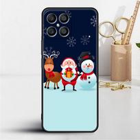 Christmas Santa Claus Case For Huawei Honor X8 X9 P50 X7 50 20 8X Play 9A P40 P30 Lite P Smart 2021 Black Phone Coque Huawei P Smart Z blue