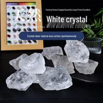 Natural White Crystal Gravel Aromatherapy Diffuser Stones - Decorative Ornaments 3-5cm 100g natūrali