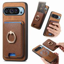 Cross-Border Google Pixel 9A Magnetic Card Holder Ring Case - Drop-Proof Protection Google Pixel 7 juoda