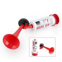 Pump Air Horn, Loud Safety & Cheering Noise Maker for Boat, Car, Sports Events, Football Games, Parties & Celebrations raudona