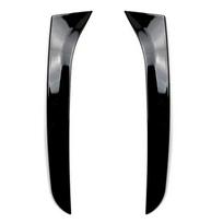 For VW Passat B7 Variant Wagon Alltrack  2011-2015 1 Pair Rear Window Spoiler Side Wing Cover Gloss Black Car Decoration juoda