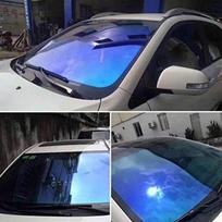 Chameleono Priekinio Stiklo Tamsinimo Automobilio Plėvelė Saulės Apsauga Atspari Įbrėžimams UV Karščio Blokavimo Stiklo Plėvelė Transporto Priemonei Front-50x300cm gray