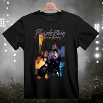 Prince Purple Rain Funk, Pop Band Black T-Shirt S-3XL XL black