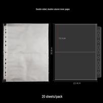 Trys skylės, be rūgšties, 135/120 plėvelės negatyvų laikymo maišelio albumas black