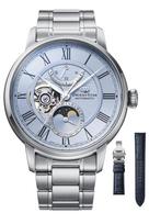 ORIENT STAR Automatic Watch M45 F7 Mechanical Moon Made in Limited Edition of 270 Pieces in Includes Replacement Light Blue [ORIENT STAR] Phase, gray