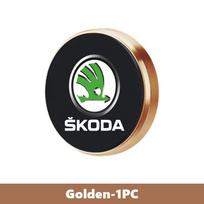 Skoda automobiliui magnetinis mini telefono laikiklis 360° lipnus telefono stovas interjero aksesuarai Rapid Octavia derivative Enyaq-iV gray