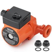 VEVOR LPS25-6S-180 Hot Water Recirculating Pump, 220V, 92W 60LPM Hot Water Circulation Pump, 38 mm(1.5 ) Threaded NPT 3-Speed Circulator Pump