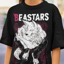 Legoshi Beastars Anime Unisex T-shirt, Anime Manga Shirt, Anime Shirt, Anime Lovers Shirt, Graphic Anime Tee, Manga Shirt, Japanese Shirts 130 white
