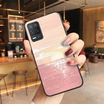 Piešinys Gėlė Telefono Dėklas OPPO Realme GT 2 Pro X2 Pro XT C25S 8 7 6 Pro 6i Realme GT Master C3 C21 C21Y C11 X3 SuperZoom GT Master Explorer beige