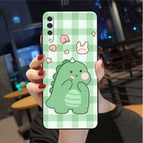 Dinosaur Cartoon Case For Samsung Galaxy A50 A70 M52 A30 A20s A20e A10 A40 A10s M51 M31 M30s M13 5G Black Phone Cover Samsung M13 5G blue