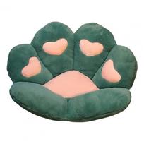 70/80cm Seat Cushion Cat Paw shape For Gaming Office Car Chairs Fluffy With Imitation Rabbit Plush Fabric Car Seat Pad Cushion 135x180cm