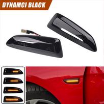 Opel Astra J Astra K Zafira C Insignia B Grandland X Dinaminis šoninis gabaritas Posūkio signalo lemputė 13273103 13491088 1713004 black