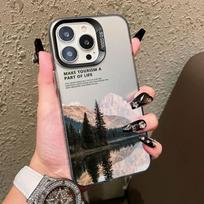 Travel Mountain Beach Proverb Laser Phone Case For Samsung Galaxy S24 S23 Ultra Plus FE S25 S22 Ultra Plus S21 FE Cover Fundas For Samsung S25 Plus white