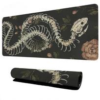 Mouse Pad Gamer Cool Snake Skull Aesthetic Art XL New HD Mousepad XXL Mouse Mat Natural Rubber Desktop Mouse Pad 300x800x2mm gray