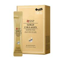 SNP Gold Collagen Sleeping Pack Stick 80ml – Overnight Firming & Hydrating Sleeping Mask beige