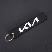 Automobilio raktų pakabukas Kaklo dirželis ID kortelės laikiklis Lanyard Nailoninis ilgas raktų pakabuko dirželis For KIA KN Rio Ceed Sportage Cerato Sorento Optima Picanto yzck10 black