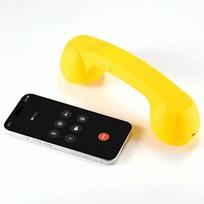 su mikrofonu telefono ragelis telefono stiliaus rankinis mobiliojo telefono imtuvas raudona