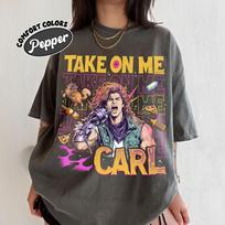 Dungeon Crawler Carl Karaoke Shirtcotton Funny Take On Me By Carl Tshirt Parade Of Horribles Dcc Shirts M gray