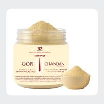 Paraayan Gopi Chandan Original White Chandan Powder for Tilak & Pooja | Safeed Chandan Vaishnav Tilak from Gopi Talab Mixed with Braj Raj | Krish