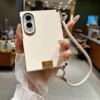 Luxury Fashion Silk Leather Case for Samsung Z Fold 8 Wide Hinge Protection Shockproof With Wrist Strap Precise cutouts Cover Galaxy Z Fold 8 Wide